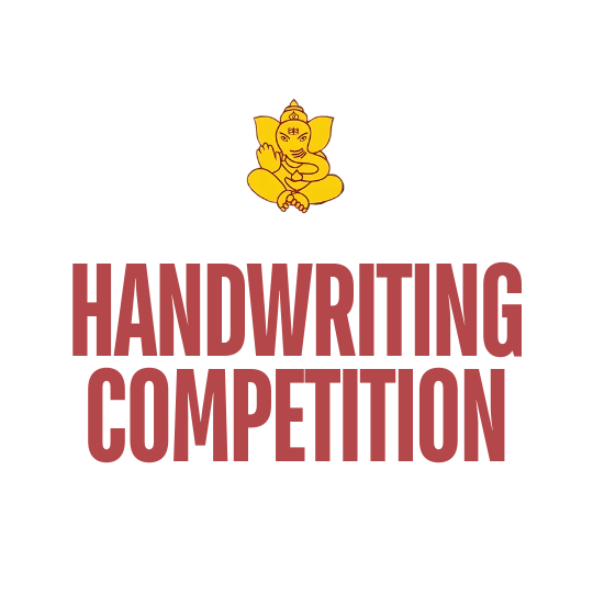 Handwriting Competition (English/Marathi) 15 Sep 2024